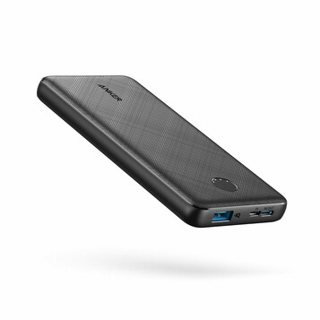 Anker PowerCore Slim 10000 powerbank, PowerIQ, USB-C, czarny