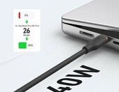 Anker PowerLine III Flow zestaw 2x kabel USB-C 240 W, silikon, 1,8 m, czarny – zdjęcie 4