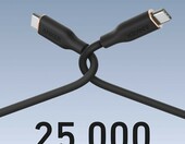 Anker PowerLine III Flow zestaw 2x kabel USB-C 240 W, silikon, 1,8 m, czarny – zdjęcie 5