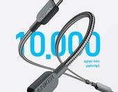Anker kabel USB-C 2w1 140 W, rozdzielacz na dwa urządzenia, 1,2 m, biały – zdjęcie 5