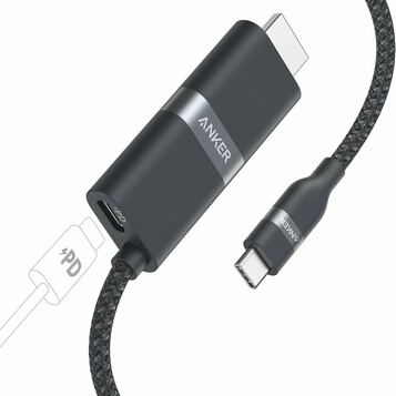 Anker Nano kabel adapter USB-C do HDMI 4K 60Hz, PD 140 W, 90 cm