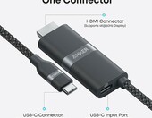 Anker Nano kabel adapter USB-C do HDMI 4K 60Hz, PD 140 W, 90 cm – zdjęcie 2