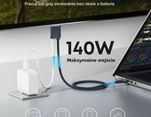 Anker Nano kabel adapter USB-C do HDMI 4K 60Hz, PD 140 W, 90 cm – zdjęcie 5