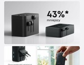 Anker Nano adapter podróżny 5w1, 4 porty USB, ponad 200 krajów, czarny – zdjęcie 4