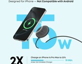 Anker Zolo ładowarka bezprzewodowa Qi2 15 W, MagSafe, czarna – zdjęcie 2
