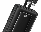 Anker Zolo powerbank 10000 mAh 35 W, dwa kable USB-C, czarny – zdjęcie 1
