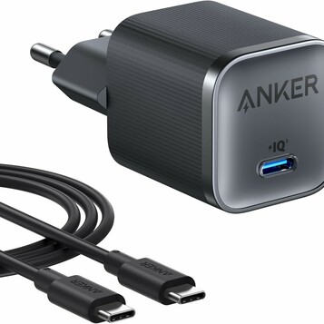 Anker Nano ładowarka USB-C 45 W + kabel 1,8 m, czarna