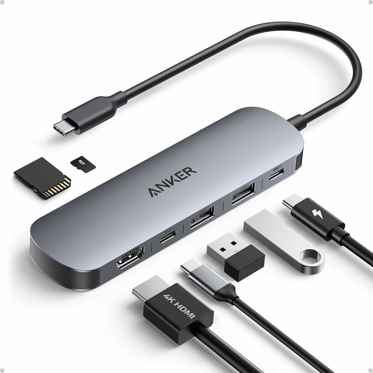 Hub USB-C 7w1 Anker – stan: nowy