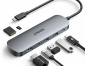 Hub USB-C 7w1 Anker – stan: nowy – zdjęcie 1