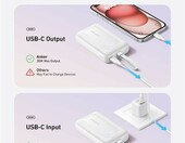 Anker Zolo powerbank 10000 mAh z kablem USB-C, 30 W, biały – zdjęcie 5