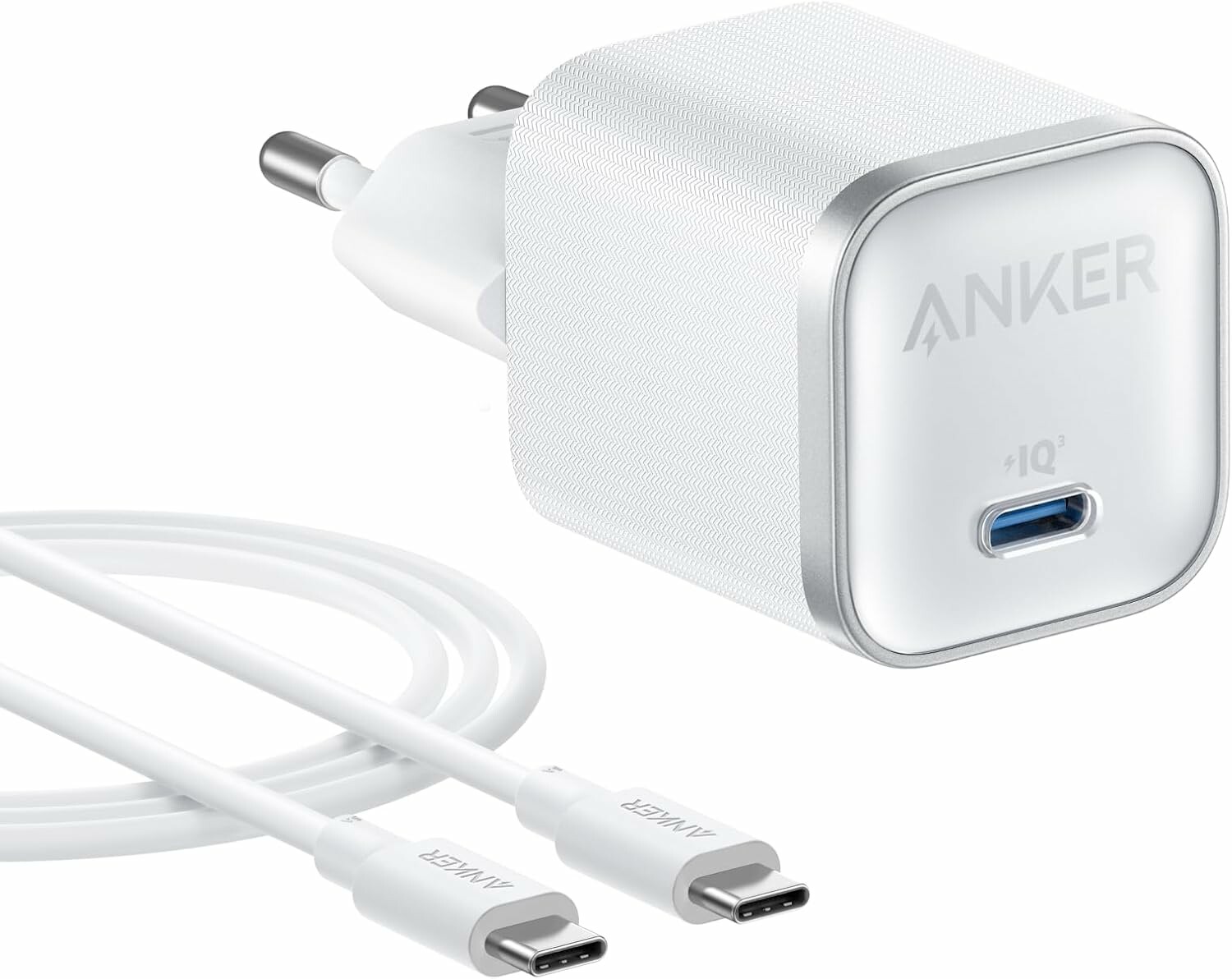 Anker Nano ładowarka USB-C 45 W + kabel 1,8 m, biała