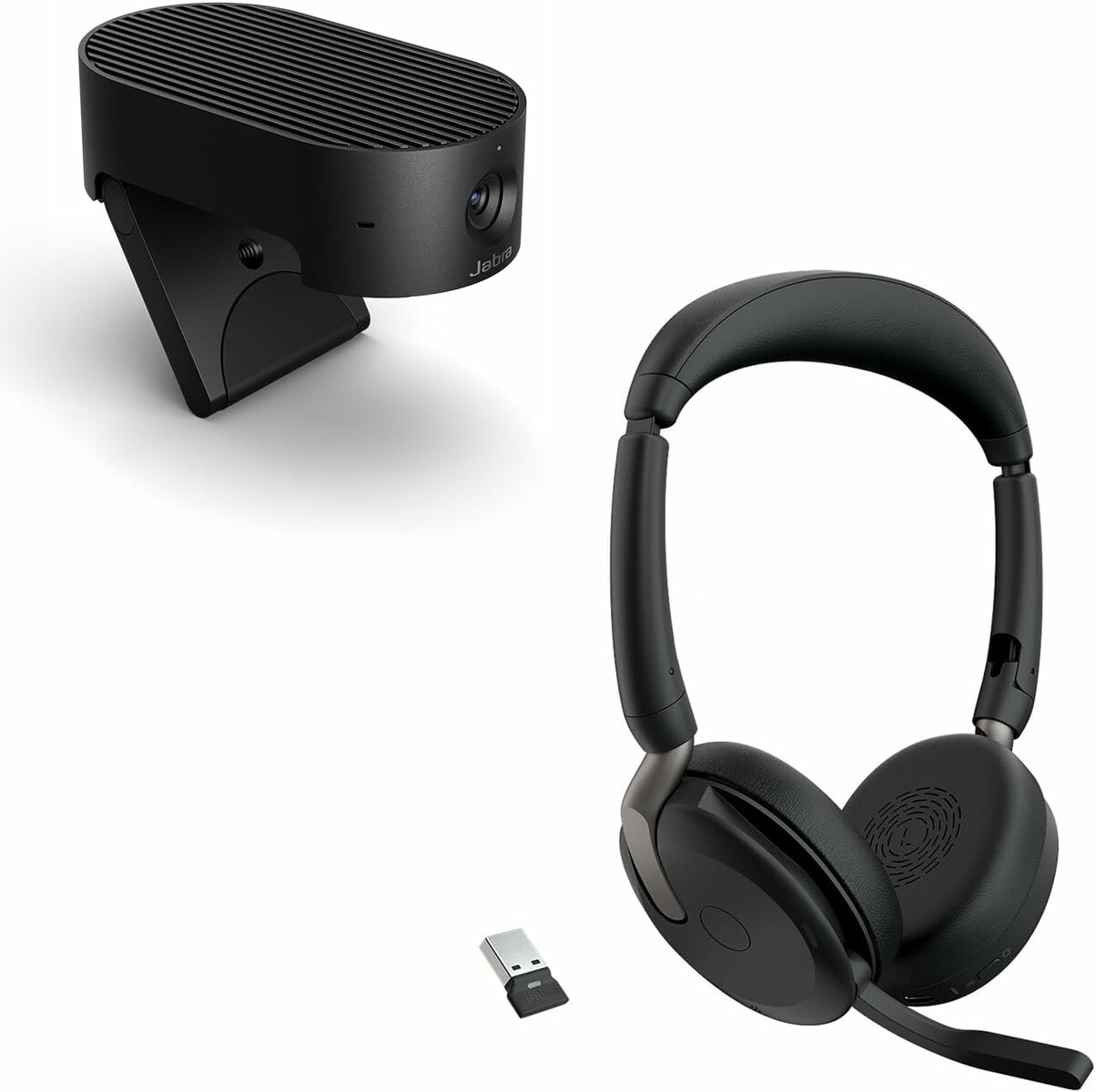 Komplet słuchawki i kamera 4K Jabra Evolve2 65, stan: nowy