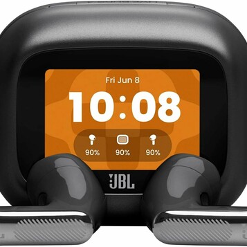 Słuchawki douszne z ANC JBL Live Flex 4, czarne (stan nowy)