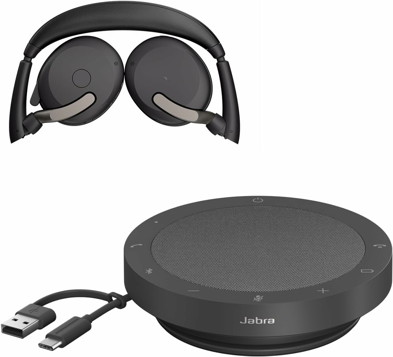 Flex + Speak2 55 Jabra Evolve2 65 – stan: nowy