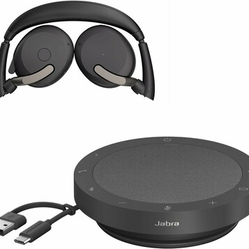 Flex + Speak2 55 Jabra Evolve2 65 – stan: nowy