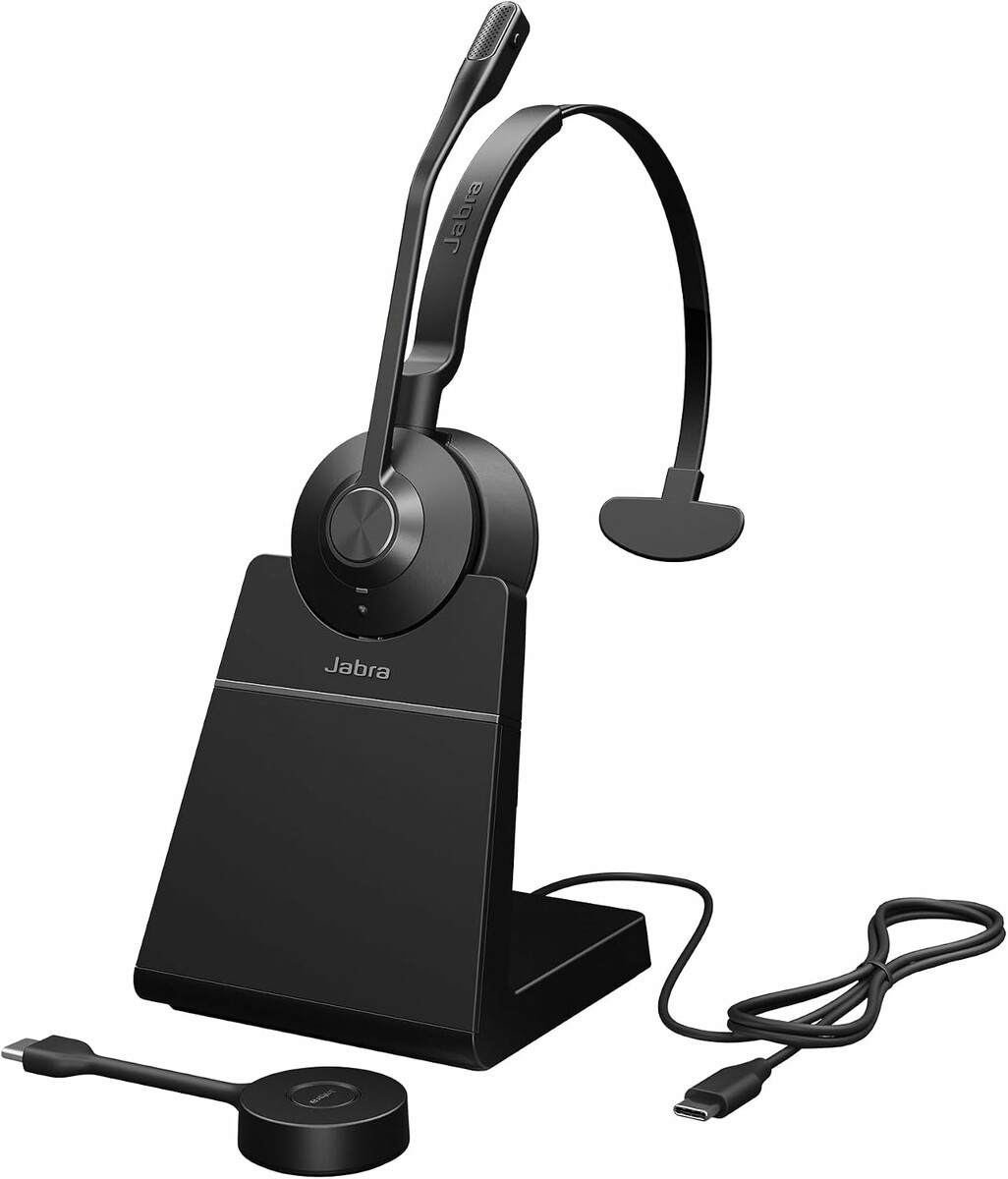 Komplet słuchawkowy DECT Jabra Engage 55 SE Mono, stan: nowy