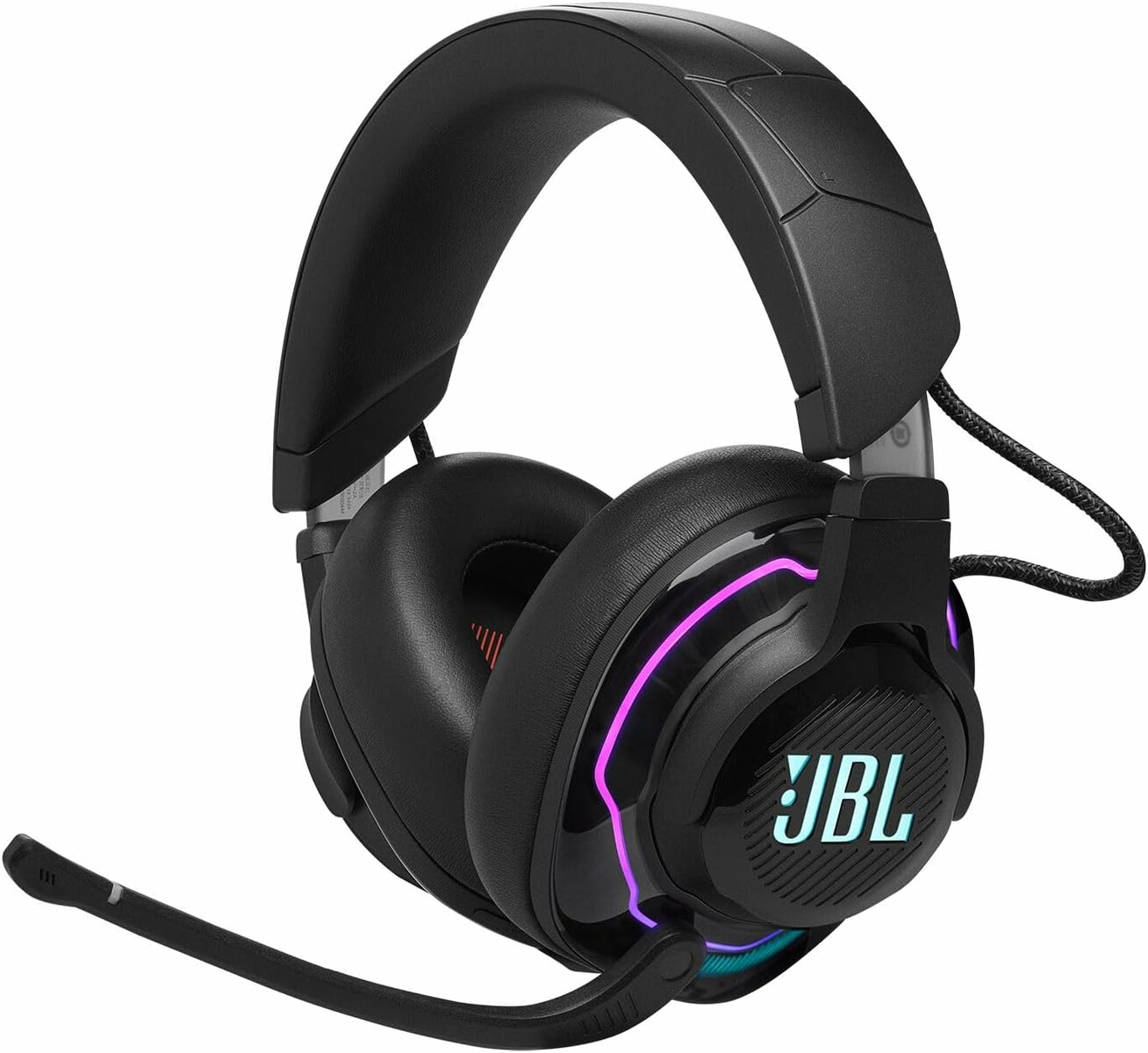 JBL Quantum 910 - bezprzewodowy zestaw słuchawkowy do gier PC, czarny