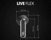 JBL Live Flex - słuchawki douszne bezprzewodowe z ANC, niebieskie – zdjęcie 5