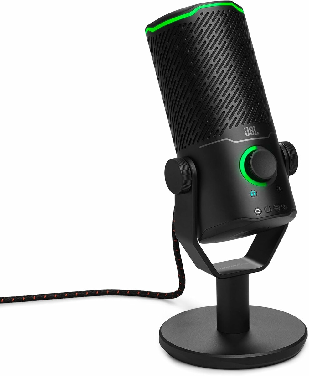 JBL Quantum Stream Studio - mikrofon USB pojemnościowy do streamingu, czarny