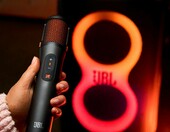 JBL EasySing Mics - zestaw 2 bezprzewodowych mikrofonów karaoke, czarne – zdjęcie 4