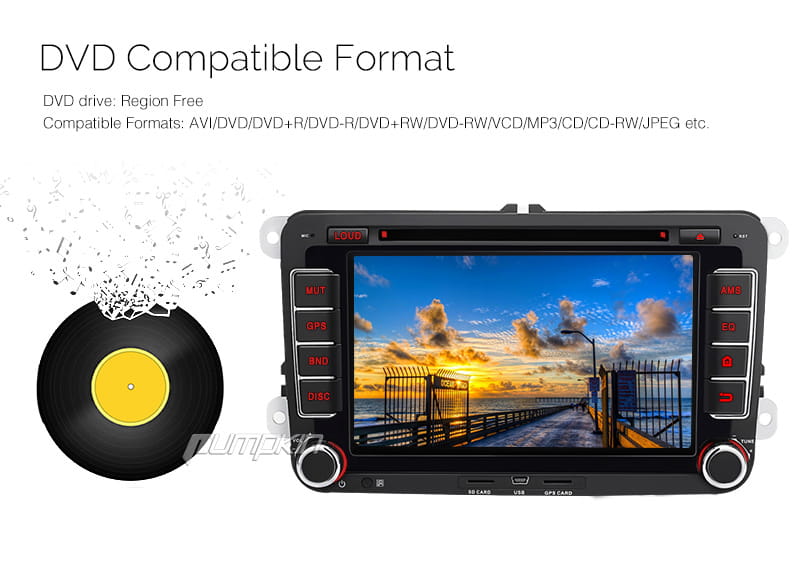 Radio nawigacja 2din GPS USB SD Android 5.1 VW
