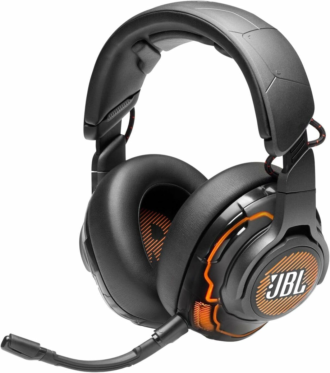 JBL Quantum ONE - przewodowe słuchawki gamingowe z ANC, czarne