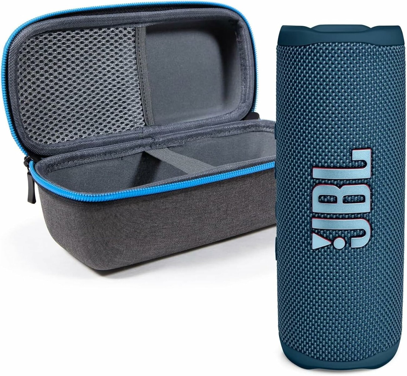 JBL Flip 6 - głośnik Bluetooth z ochronnym etui, niebieski