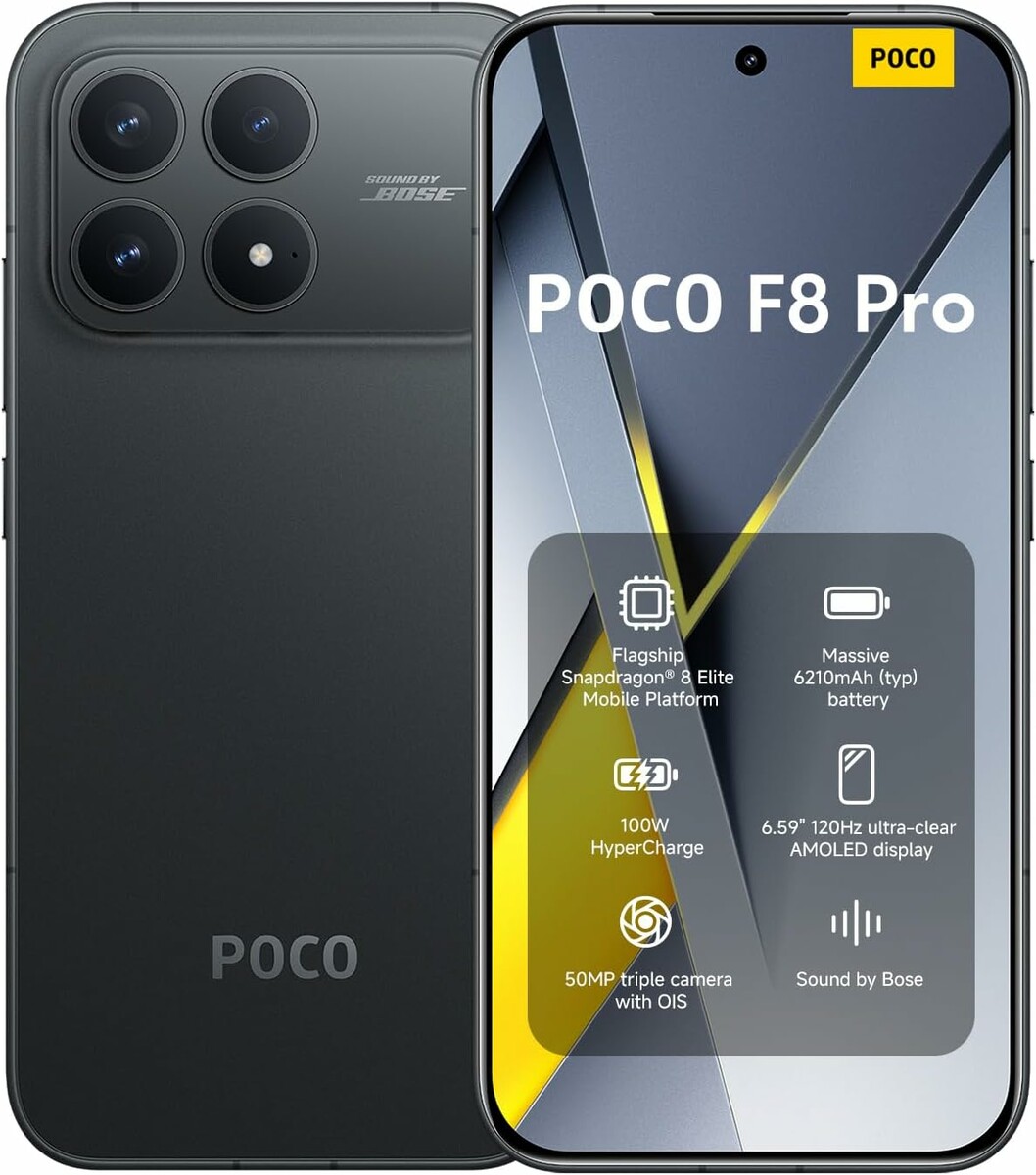 Xiaomi POCO F8 Pro 12+256 GB - smartfon AMOLED 120 Hz, niebieski