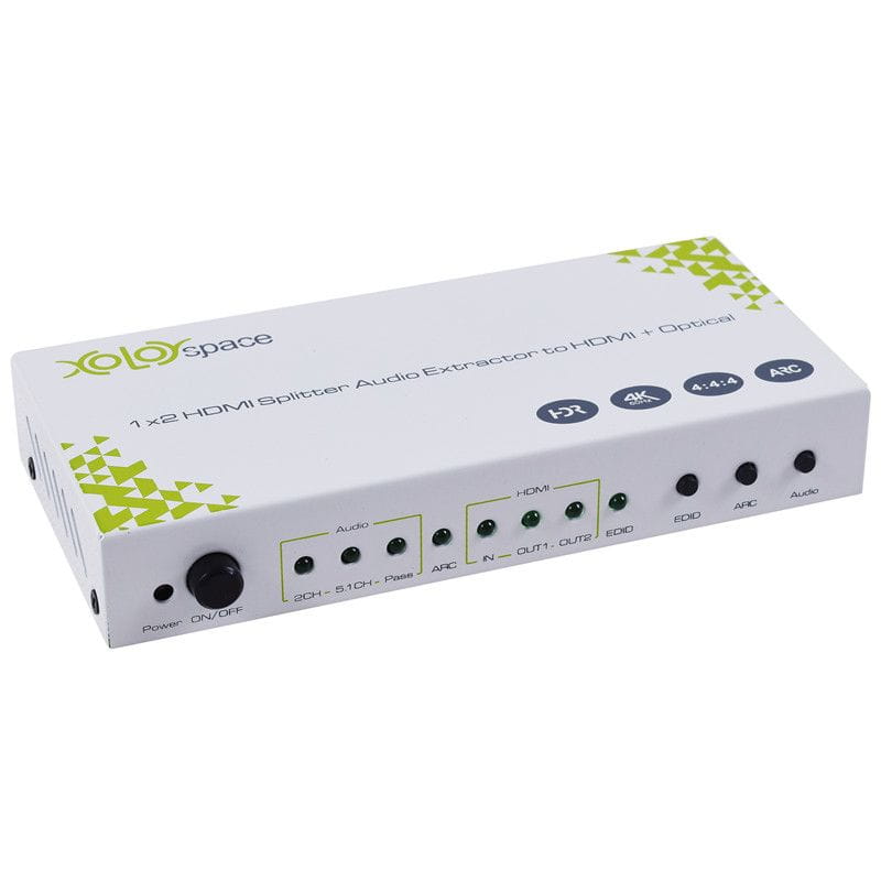 Rozdzielacz ekstraktor HDMI XOLORspace 4K 60Hz ARC HDR DTS