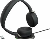 Jabra Evolve2 65 Flex Wszystkie platformy - zestaw słuchawkowy stereo, czarny – zdjęcie 1