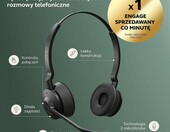 Jabra Engage 45 SE Stereo - zestaw słuchawkowy DECT ze stacją bazową, czarny – zdjęcie 2