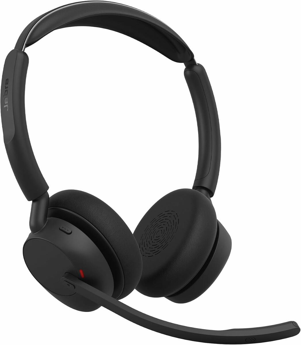 Jabra Evolve3 45 Duo USB-A UC - zestaw słuchawkowy dwuuszny, czarny
