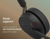 Jabra Evolve3 65 Mono USB-A MS Teams - zestaw słuchawkowy, czarny – zdjęcie 4