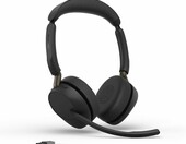 Jabra Evolve3 65 Duo USB-A UC - zestaw słuchawkowy dwuuszny, czarny – zdjęcie 1