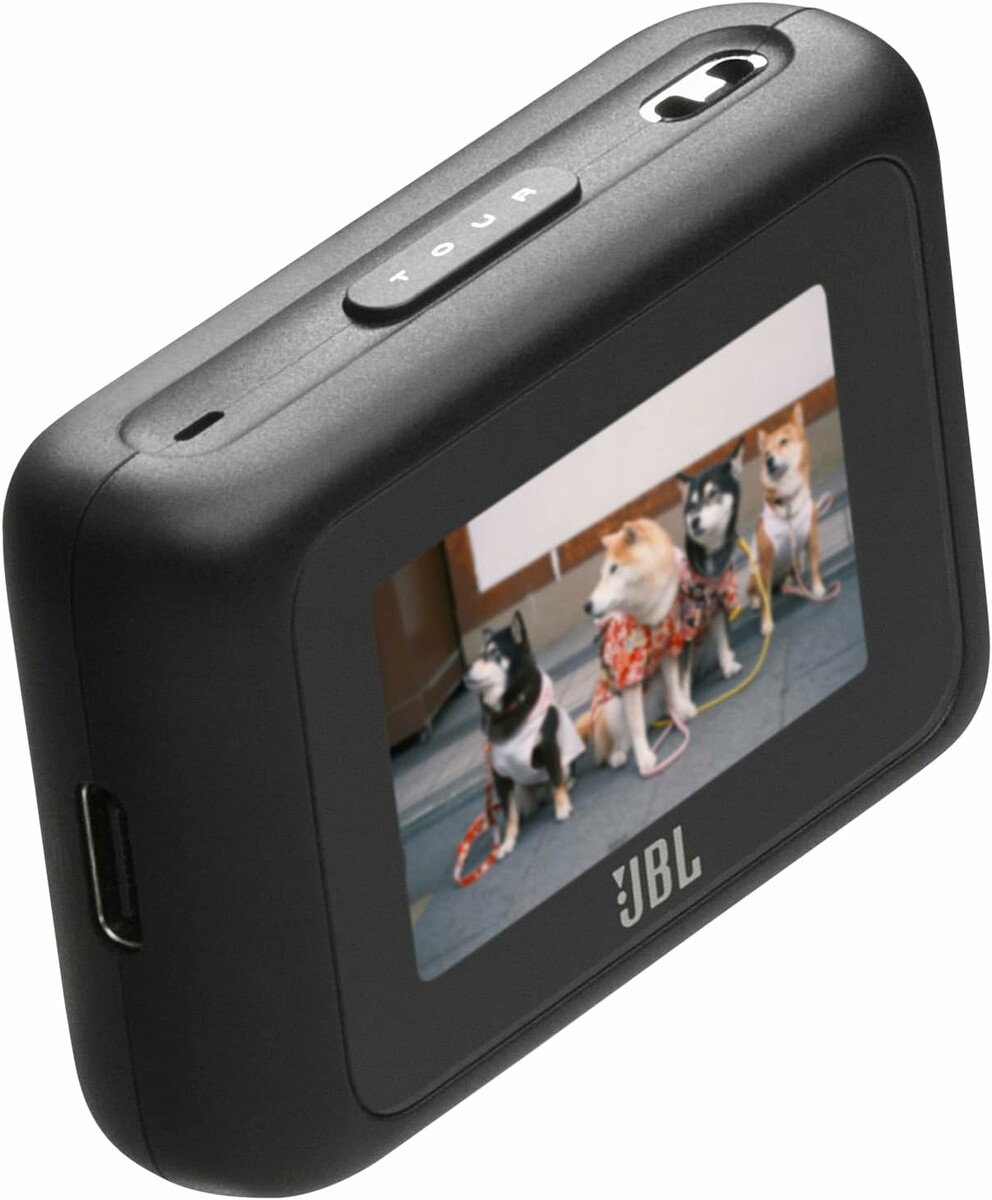 JBL Smart Tx - nadajnik audio Bluetooth z ekranem dotykowym, czarny