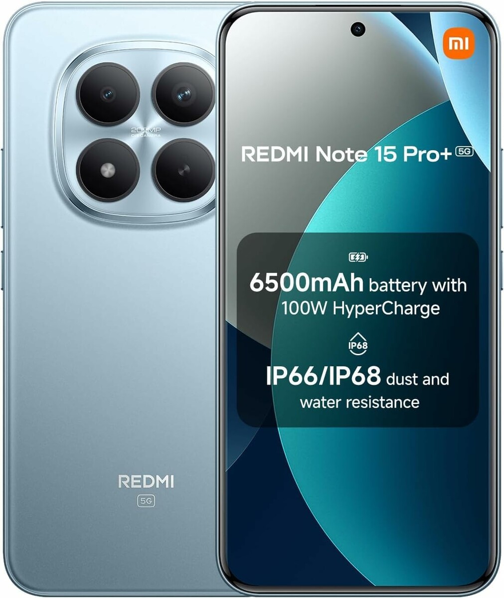 Xiaomi Redmi Note 15 Pro+ 5G 12/512 GB - smartfon 200 MP, niebieski
