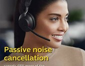 Jabra Evolve2 65 ze stacją ładującą – zestaw słuchawkowy Bluetooth, czarny – zdjęcie 4