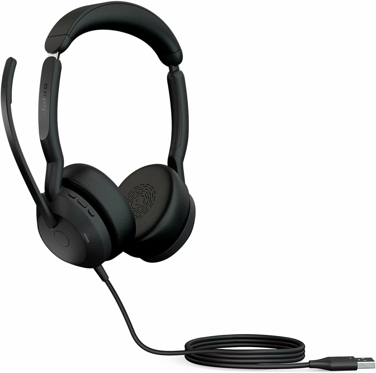 Jabra Evolve2 50 USB-A – przewodowy zestaw słuchawkowy stereo, czarny