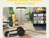 Jabra Evolve2 50 USB-A – przewodowy zestaw słuchawkowy stereo, czarny – zdjęcie 5