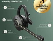 Jabra Engage 45 SE Convertible – bezprzewodowy zestaw słuchawkowy DECT, czarny – zdjęcie 2