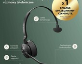 Jabra Engage 45 SE Mono – bezprzewodowy zestaw słuchawkowy DECT, czarny – zdjęcie 2