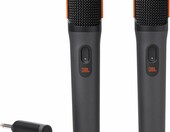 JBL Partybox Wireless Mic - zestaw 2 mikrofonów do karaoke, czarny – zdjęcie 1