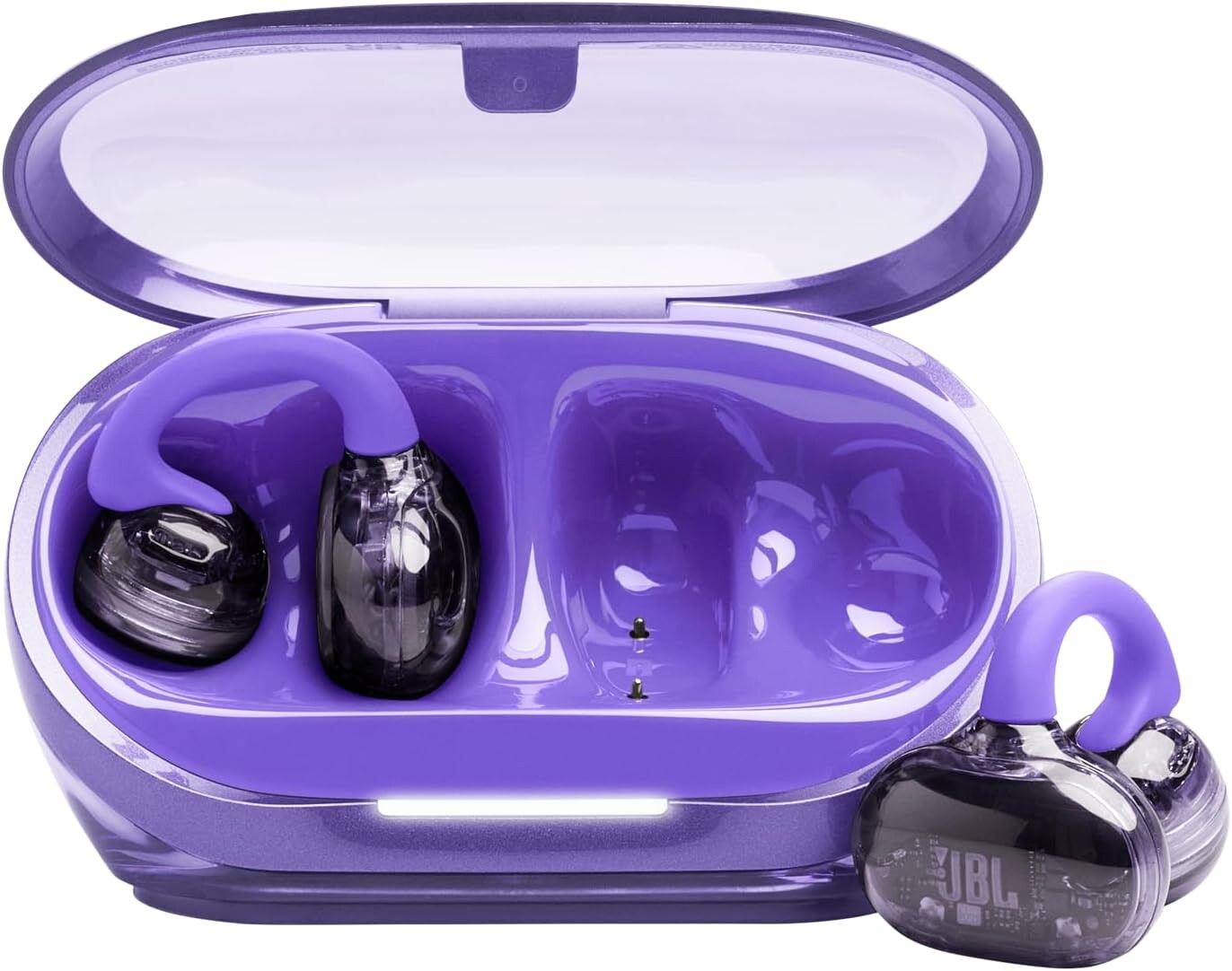JBL Soundgear Clips - słuchawki bezprzewodowe otwarte, fioletowe