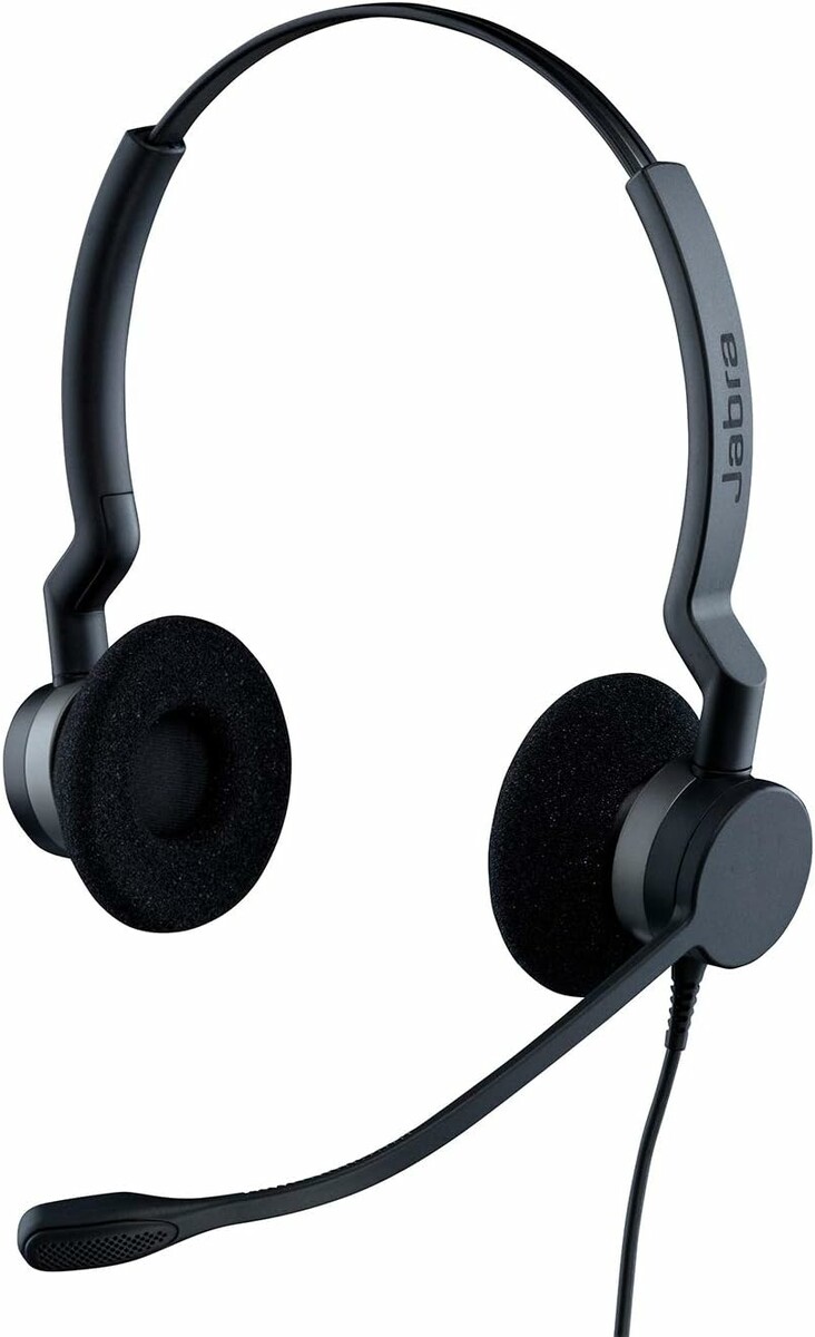 Jabra Biz 2300 Duo USB-A – przewodowy zestaw słuchawkowy stereo, czarny