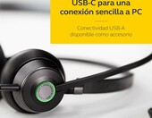 Jabra Engage 50 Mono USB-C – przewodowy zestaw słuchawkowy, czarny – zdjęcie 4