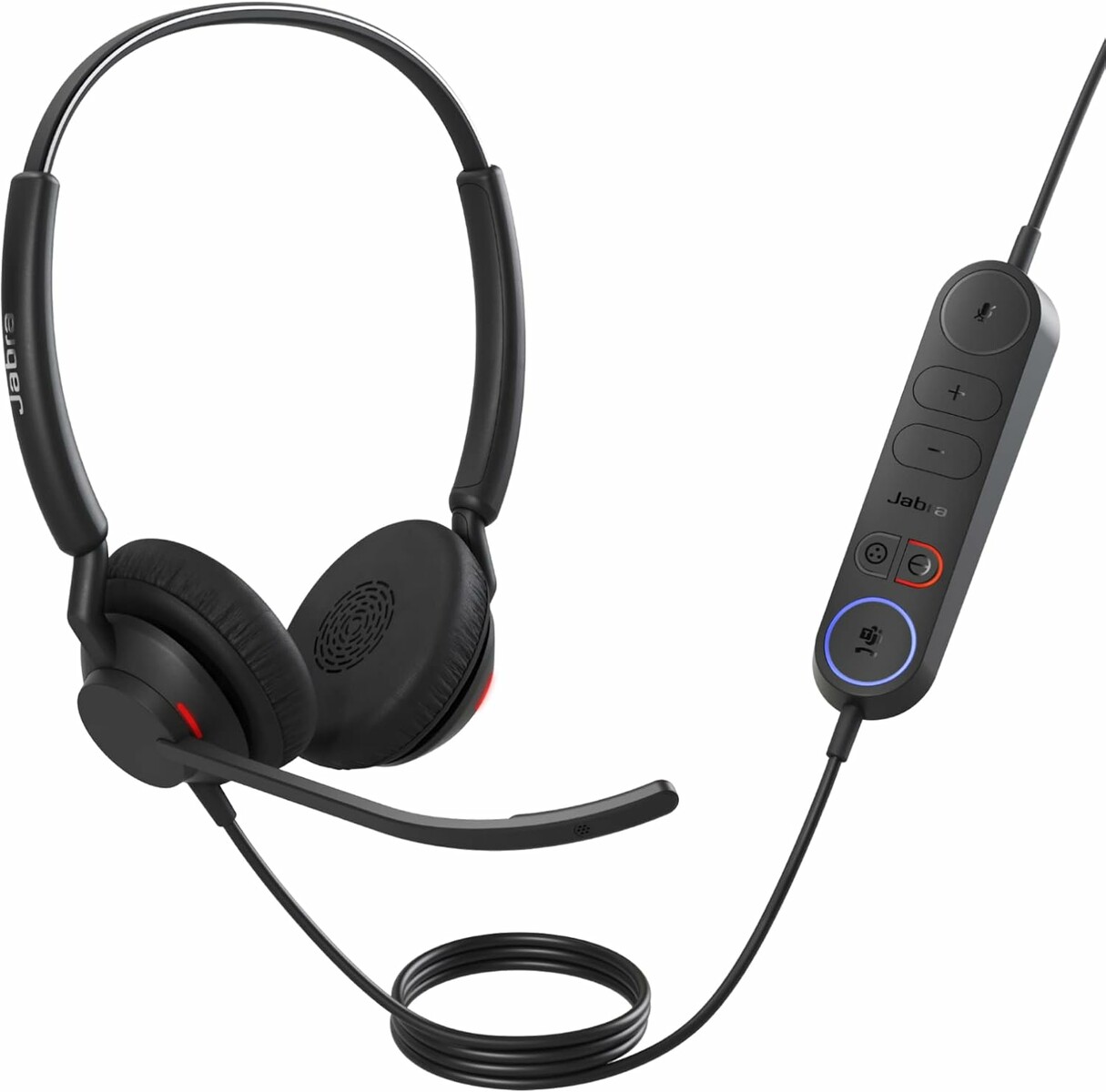 Jabra Engage 40 Stereo USB-A – przewodowy zestaw słuchawkowy, czarny
