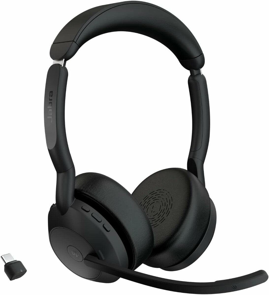 Jabra Evolve2 55 MS Teams Stereo – bezprzewodowy zestaw słuchawkowy, czarny