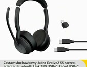 Jabra Evolve2 55 MS Teams Stereo – bezprzewodowy zestaw słuchawkowy, czarny – zdjęcie 2