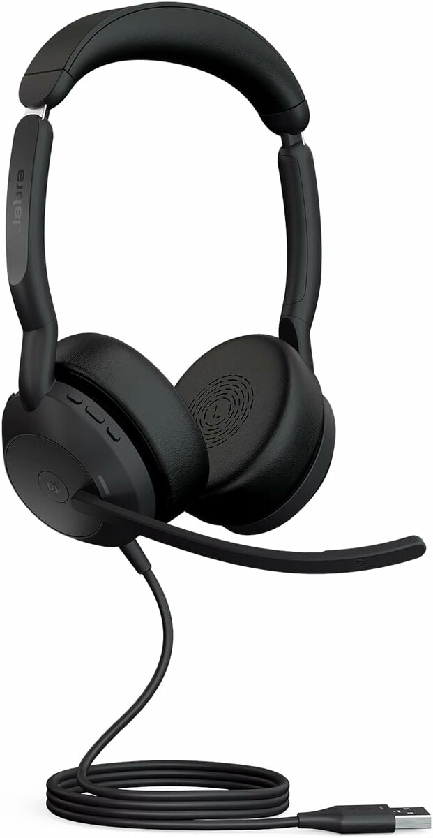 Jabra Evolve2 50 MS Teams Stereo USB-A – przewodowy zestaw słuchawkowy, czarny