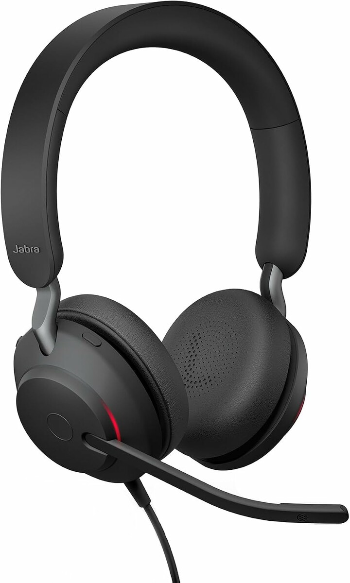 Jabra Evolve2 40 SE UC Stereo USB-A – przewodowy zestaw słuchawkowy, czarny